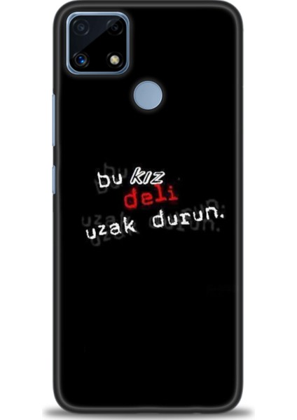 Realme C25S Kılıf Hd Baskılı Kılıf + Seramik Tam Kaplayan Ekran Koruyucu 398