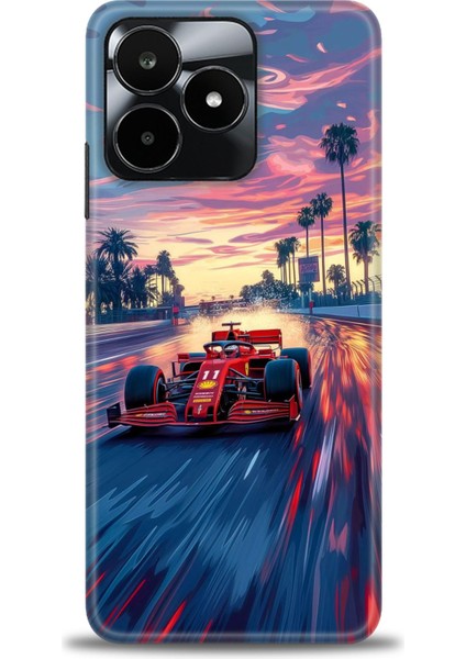 Realme C53 Kılıf Hd Baskılı Kılıf + Seramik Tam Kaplayan Ekran Koruyucu 102