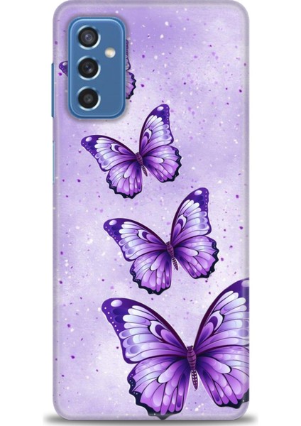 Samsung Galaxy M52 5g Hd Baskılı Kılıf + Seramik Tam Kaplayan Ekran Koruyucu 296