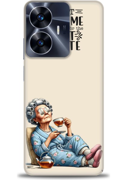 Realme C55 4g Kılıf Hd Baskılı Kılıf + Seramik Tam Kaplayan Ekran Koruyucu 46
