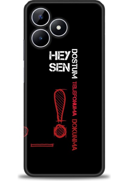 Realme Note 50 Kılıf Hd Baskılı Kılıf + Seramik Tam Kaplayan Ekran Koruyucu 392