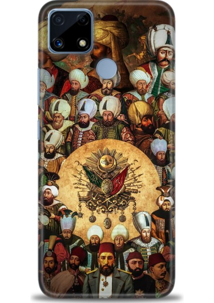 Realme C25S Kılıf Hd Baskılı Kılıf + Seramik Tam Kaplayan Ekran Koruyucu 468