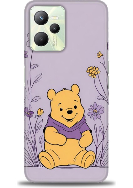 Realme C35 Kılıf Hd Baskılı Kılıf + Seramik Tam Kaplayan Ekran Koruyucu 55