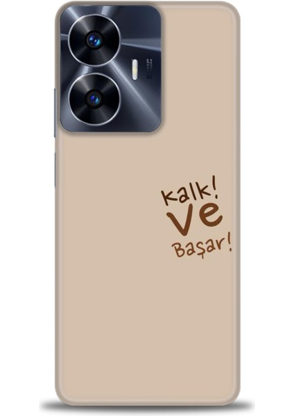 Realme C55 4g Kılıf Hd Baskılı Kılıf + Seramik Tam Kaplayan Ekran Koruyucu 168