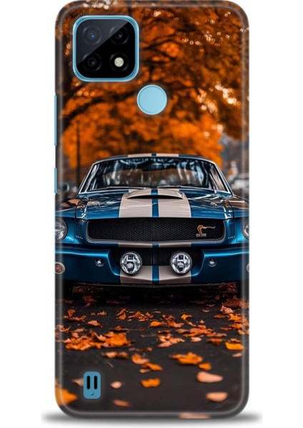 Realme C21 Kılıf Hd Baskılı Kılıf + Seramik Tam Kaplayan Ekran Koruyucu 103