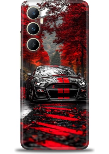 Realme C65 4g Kılıf Hd Baskılı Kılıf + Seramik Tam Kaplayan Ekran Koruyucu 490
