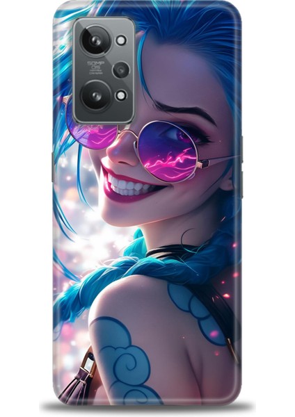 Realme Gt2 Kılıf Hd Baskılı Kılıf + Seramik Tam Kaplayan Ekran Koruyucu 274