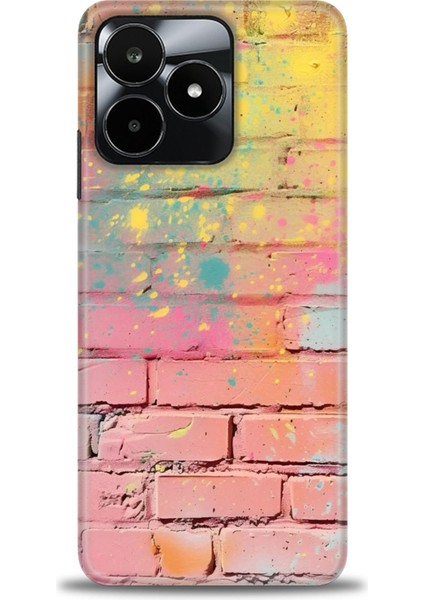 Realme C53 Kılıf Hd Baskılı Kılıf + Seramik Tam Kaplayan Ekran Koruyucu 432