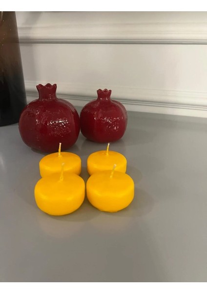 Iv Blue Purple Candle Floating In Water Anti Tobacco 4'lü Turuncu Sigara Kokusu Yokedici Mum fırsatları