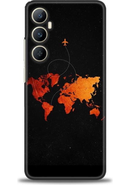 Realme C65 4g Kılıf Hd Baskılı Kılıf + Seramik Tam Kaplayan Ekran Koruyucu 384