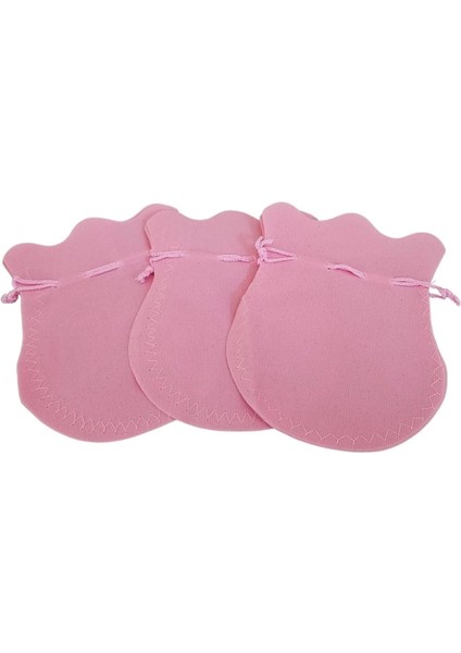 Kadife Kese Pembe 50 Adet 11 x 14 Boy Takı, Altın Kesesi (Ipli & Büzgülü)