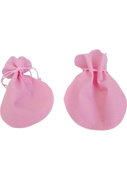Kadife Kese Pembe 50 Adet 11 x 14 Boy Takı, Altın Kesesi (Ipli & Büzgülü)
