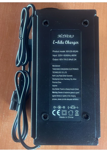 Elektrikli Bisiklet E Bike Şarj Cihazı 60 Volt 50-80 Amper fiyatları