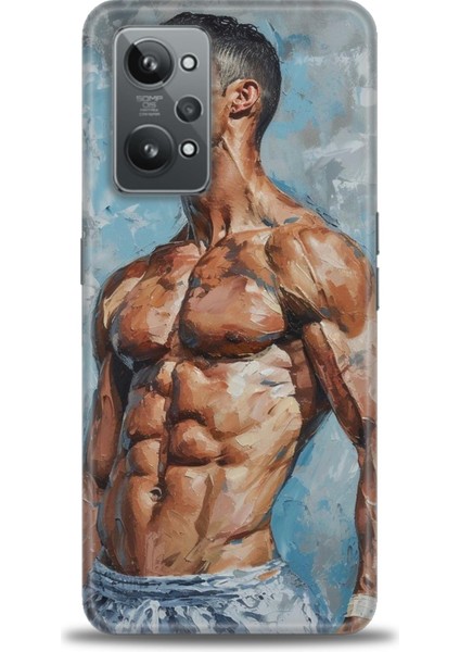 Realme Gt2 Kılıf Hd Baskılı Kılıf + Seramik Tam Kaplayan Ekran Koruyucu 4