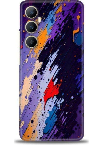 Realme C65 4g Kılıf Hd Baskılı Kılıf + Seramik Tam Kaplayan Ekran Koruyucu 436
