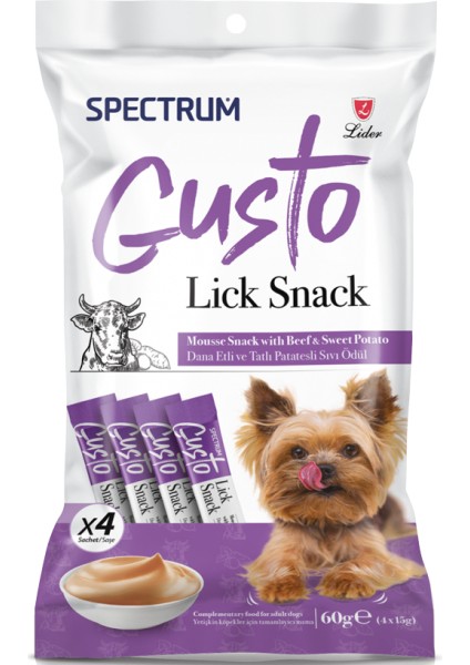 Gusto Lick Snack Dana Etli & Tatlı Patatesli