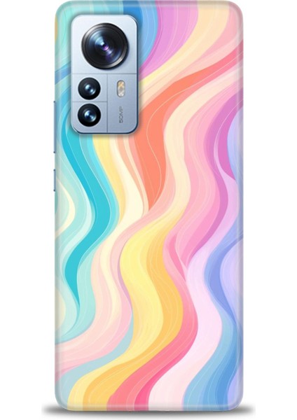 Xiaomi Mi 12 Pro Kılıf Hd Baskılı Kılıf + Seramik Tam Kaplayan Ekran Koruyucu 424