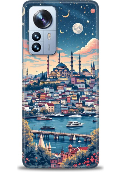 Xiaomi Mi 12 Pro Kılıf Hd Baskılı Kılıf + Seramik Tam Kaplayan Ekran Koruyucu 223