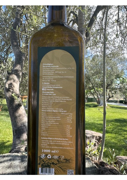Idayvalık Naturel Sızma Zeytinyağı 1 Lt