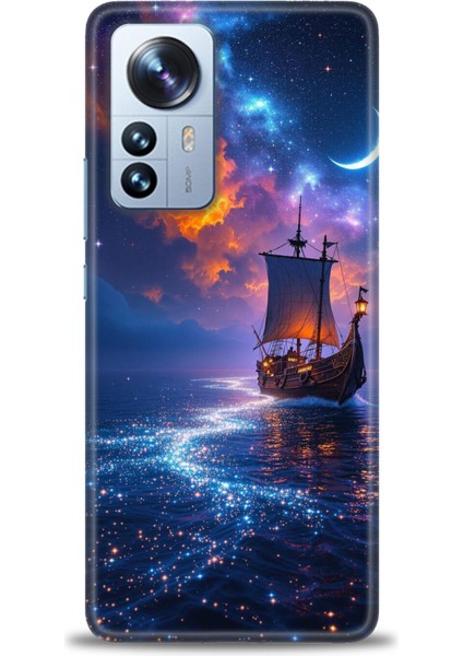 Xiaomi Mi 12 Pro Kılıf Hd Baskılı Kılıf + Seramik Tam Kaplayan Ekran Koruyucu 235