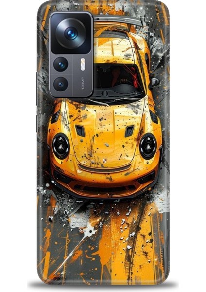 Xiaomi Mi 12T Pro Kılıf Hd Baskılı Kılıf + Seramik Tam Kaplayan Ekran Koruyucu 104