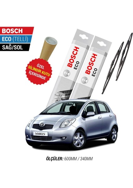 Toyota Yaris Silecek Takımı (2006-2010) Bosch Eco