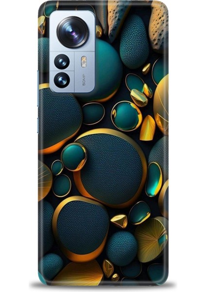 Xiaomi Mi 12 Pro Kılıf Hd Baskılı Kılıf + Seramik Tam Kaplayan Ekran Koruyucu 345