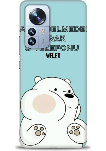 Xiaomi Mi 12 Pro Kılıf Hd Baskılı Kılıf + Seramik Tam Kaplayan Ekran Koruyucu 160
