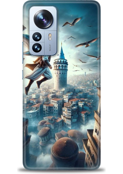 Xiaomi Mi 12 Pro Kılıf Hd Baskılı Kılıf + Seramik Tam Kaplayan Ekran Koruyucu 224