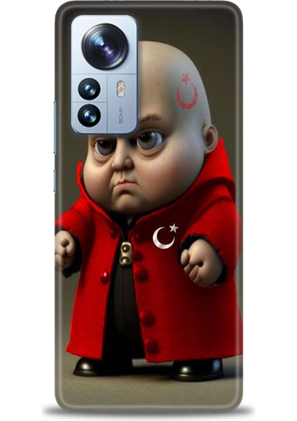 Xiaomi Mi 12 Pro Kılıf Hd Baskılı Kılıf + Seramik Tam Kaplayan Ekran Koruyucu 245