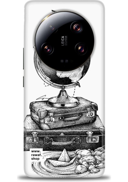 Xiaomi Mi 13 Ultra Kılıf Hd Baskılı Kılıf + Seramik Tam Kaplayan Ekran Koruyucu 83