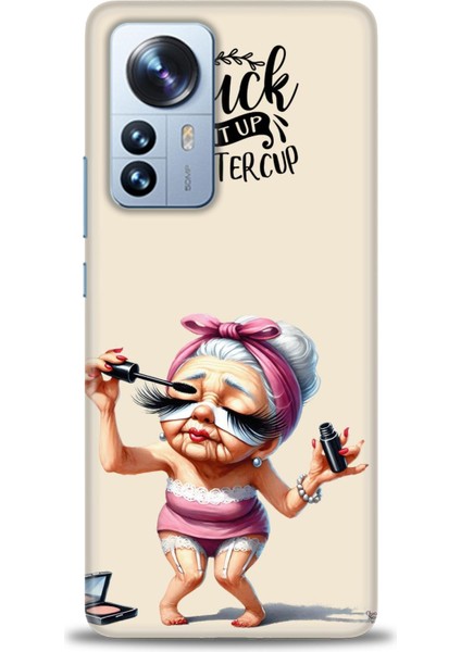 Xiaomi Mi 12 Pro Kılıf Hd Baskılı Kılıf + Seramik Tam Kaplayan Ekran Koruyucu 50