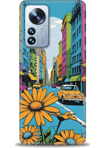 Xiaomi Mi 12 Pro Kılıf Hd Baskılı Kılıf + Seramik Tam Kaplayan Ekran Koruyucu 449