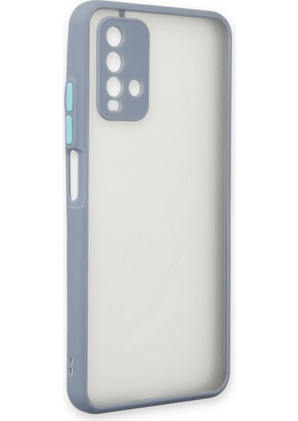 Xiaomi Redmi 9t Kılıf Montreal Silikon Kapak - Gri Zrnet