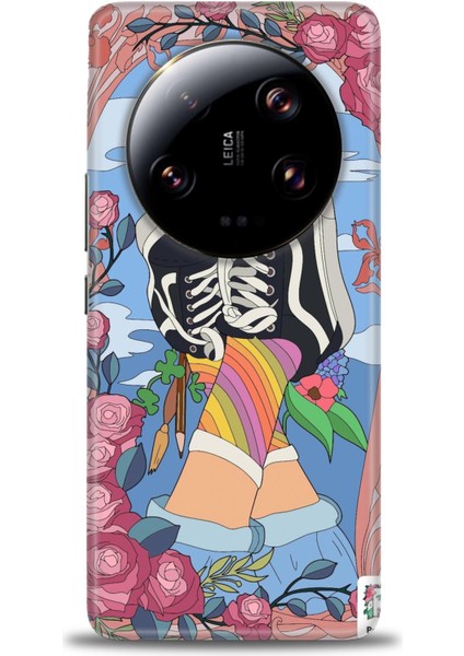 Xiaomi Mi 13 Ultra Kılıf Hd Baskılı Kılıf + Seramik Tam Kaplayan Ekran Koruyucu 447