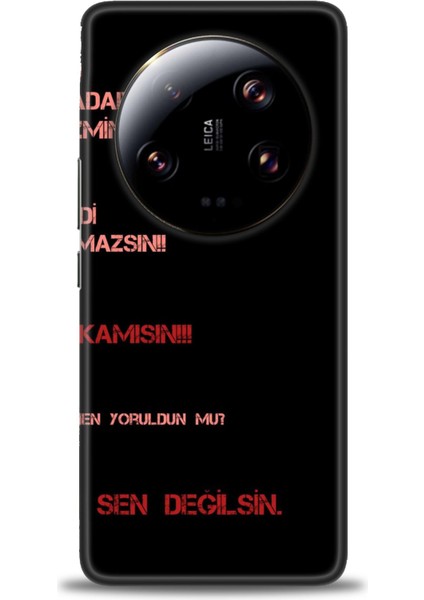 Xiaomi Mi 13 Ultra Kılıf Hd Baskılı Kılıf + Seramik Tam Kaplayan Ekran Koruyucu 391