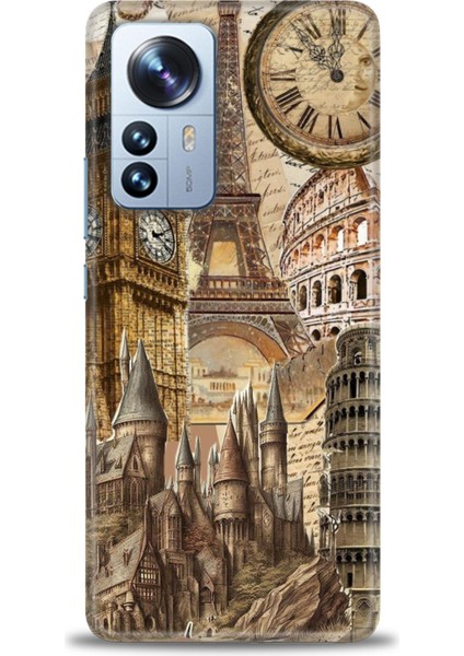 Xiaomi Mi 12 Pro Kılıf Hd Baskılı Kılıf + Seramik Tam Kaplayan Ekran Koruyucu 263