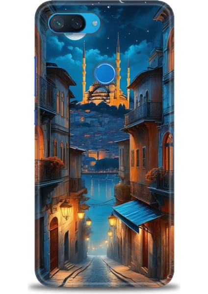 Xiaomi Mi 8 Lite Kılıf Hd Baskılı Kılıf + Seramik Tam Kaplayan Ekran Koruyucu 221