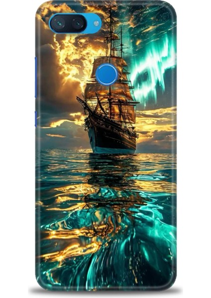 Xiaomi Mi 8 Lite Kılıf Hd Baskılı Kılıf + Seramik Tam Kaplayan Ekran Koruyucu 237