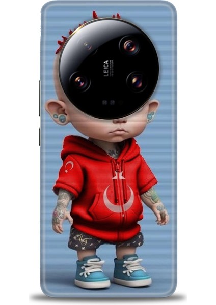 Xiaomi Mi 13 Ultra Kılıf Hd Baskılı Kılıf + Seramik Tam Kaplayan Ekran Koruyucu 242