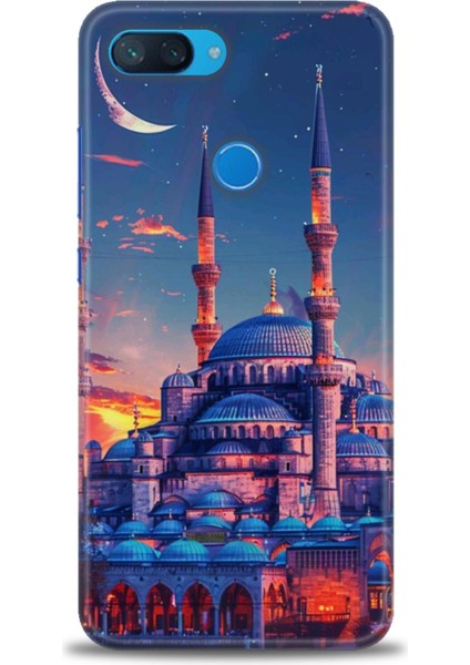 Xiaomi Mi 8 Lite Kılıf Hd Baskılı Kılıf + Seramik Tam Kaplayan Ekran Koruyucu 227