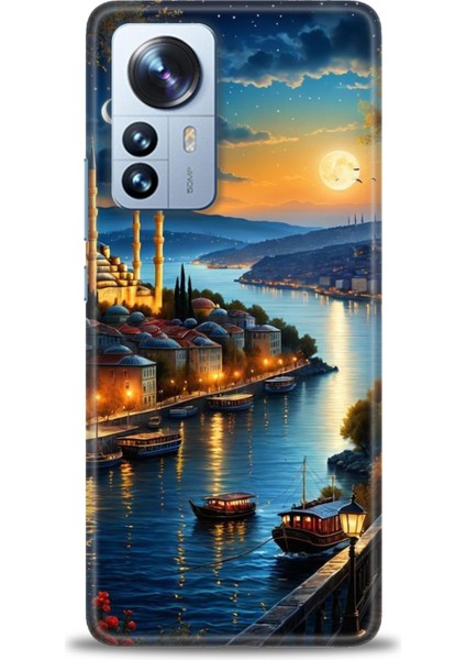 Xiaomi Mi 12 Pro Kılıf Hd Baskılı Kılıf + Seramik Tam Kaplayan Ekran Koruyucu 222