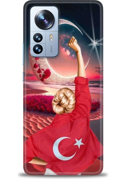 Xiaomi Mi 12 Pro Kılıf Hd Baskılı Kılıf + Seramik Tam Kaplayan Ekran Koruyucu 249
