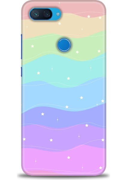 Xiaomi Mi 8 Lite Kılıf Hd Baskılı Kılıf + Seramik Tam Kaplayan Ekran Koruyucu 423