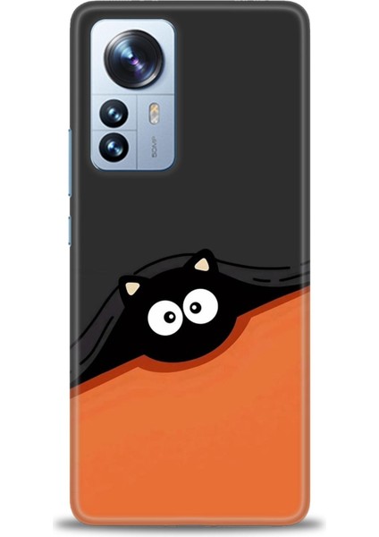 Xiaomi Mi 12 Pro Kılıf Hd Baskılı Kılıf + Seramik Tam Kaplayan Ekran Koruyucu 80