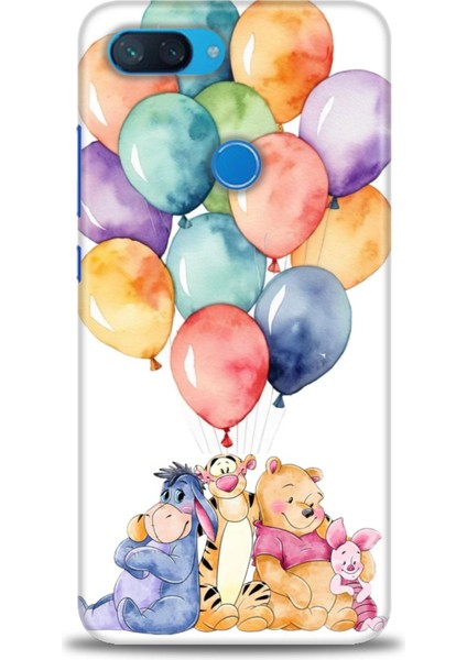 Xiaomi Mi 8 Lite Kılıf Hd Baskılı Kılıf + Seramik Tam Kaplayan Ekran Koruyucu 60