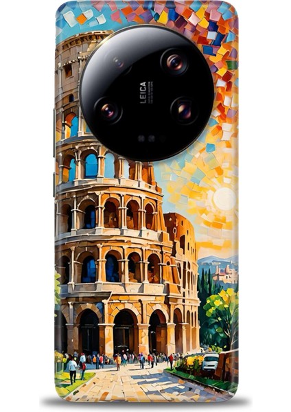 Xiaomi Mi 13 Ultra Kılıf Hd Baskılı Kılıf + Seramik Tam Kaplayan Ekran Koruyucu 262