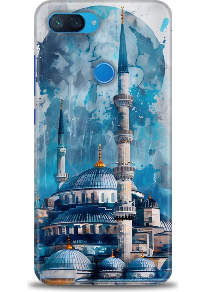 Xiaomi Mi 8 Lite Kılıf Hd Baskılı Kılıf + Seramik Tam Kaplayan Ekran Koruyucu 228