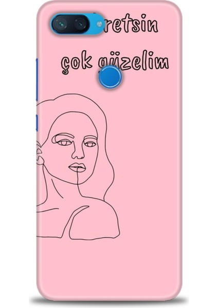 Xiaomi Mi 8 Lite Kılıf Hd Baskılı Kılıf + Seramik Tam Kaplayan Ekran Koruyucu 162