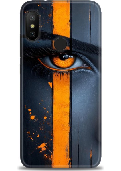 Xiaomi Mi A2 Lite Kılıf Hd Baskılı Kılıf + Seramik Tam Kaplayan Ekran Koruyucu 142